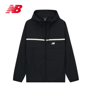 NEW BALANCE23男女同款潮流连帽休闲夹克风衣外套 BK MJ31500 M