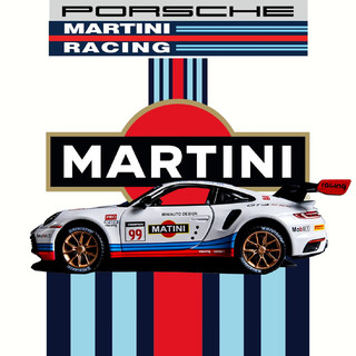 中精质造 中精制造 保时捷Martini 911GT3 勒芒赛事限定版 精品系列