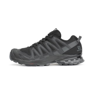 Salomon萨洛蒙男款 山系潮人时尚休闲 稳定耐磨 徒步鞋 XA PRO 3D V8 416891-黑色/黑色/磁铁色 10.5