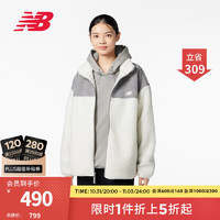 new balance NB23女款舒适保暖立领仿羊羔绒外套 TAG AWJ33334 L