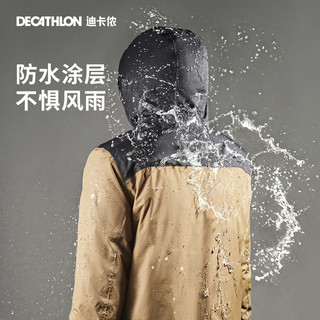 DECATHLON 迪卡侬 冬季新加绒加厚运动防风外套风衣防水冲锋棉衣女ODT3