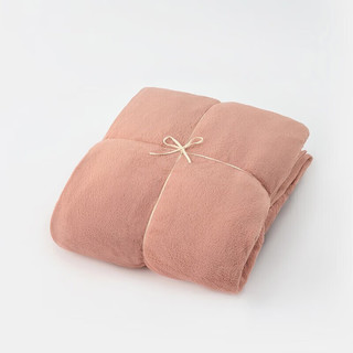 MUJI暖柔 微纤维床垫罩 秋冬保暖床垫保护罩耐脏床罩 烟熏粉双人床用