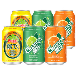 广氏啤酒_guangs 广氏 菠萝啤果味汽水330ml*6