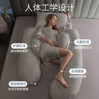 孕妇枕头护腰侧睡枕托腹睡觉侧卧枕孕期u型抱枕睡觉专用