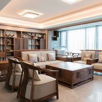 ZHIRAN 织然 新中式实木沙发组合黑胡桃木现代轻奢别墅大户型平层客厅沙发家具