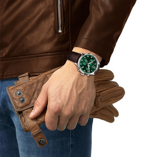 TISSOT 天梭 瑞士手表 速驰系列腕表 皮带石英男表T116.617.16.092.00
