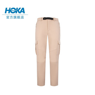 HOKA ONE ONE【李现同款】男士软壳长裤M Softshellpants 户外保暖灵活舒适 卡其色 XL