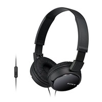 抖音超值购：SONY 索尼 MDR-ZX110AP 耳罩式头戴式有线耳机 黑色