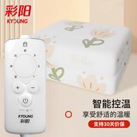 彩阳电热毯双人电褥子长1.5米宽1.2米无纺布印花自动断电宿舍除螨