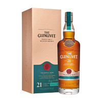 格兰威特（ThE GLENLIVET）苏格兰单一麦芽威士忌 洋酒 斯佩塞核心产区 经典花果香 格兰威特21年700ml