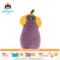 Jellycat 2023圣诞温暖活泼茄子 毛绒玩具玩偶公仔 温暖活泼茄子 H16 X W9 CM