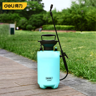 deli 得力 手动气压式喷雾器消毒喷壶园艺浇花洗车农用5L DL581105A