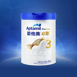 Aptamil 爱他美 婴幼儿配方奶粉（1-3岁）卓萃3段900g 6罐