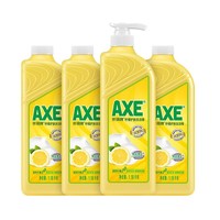 AXE 斧头 牌柠檬洗洁精1.18kg*4瓶维E呵护可洗蔬果家庭装洗碗液