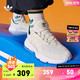 adidas 阿迪达斯 「增嗨鞋」阿迪达斯三叶草HAIWEE男女网面运动复古老爹鞋 灰白色/卡其色 38.5(235mm)