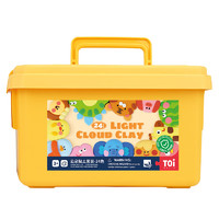 TOI 图益 超轻粘土彩泥儿童食品级橡皮泥黏土幼儿宝宝玩具带收纳箱 24色