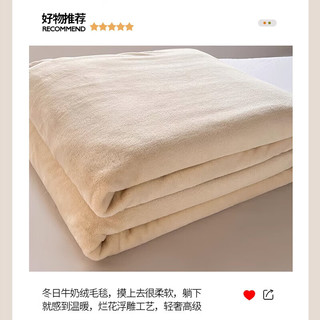 名创优品（MINISO） 抗菌法兰绒床单单件 毯子两用午睡毯空调毯毛巾被盖毯 150*200cm