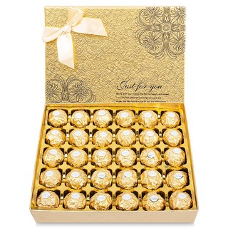 巧克力 30粒金色礼盒 含礼袋