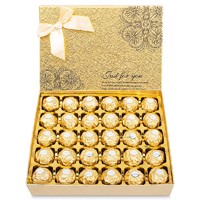 520心动礼：费列罗 巧克力 30粒金色礼盒 含礼袋