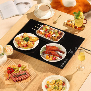 modong 摩动 暖菜板 饭菜保温板热菜板 加热桌垫菜板  方形机械|可放3-4盘菜