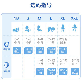 露安适（Lelch）【线下同款】小白熊系列婴儿薄护干爽拉拉裤2包 【日用】拉拉裤【XL28片*2】