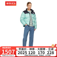 北面 TNF北面美版1996 Nuptse女羽绒服DWR700蓬鹅绒 6R7-青色 M