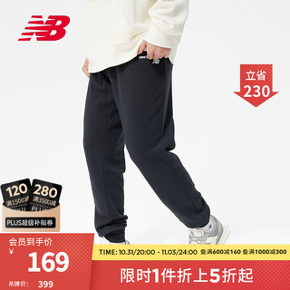new balance 男子运动长裤 MP03904-BK 黑色 L