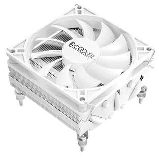 PCCOOLER 超频三 降龙V53下压式散热器cpu风扇五铜管ITX机箱白色pwm电脑风冷