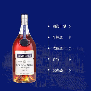 MARTELL 马爹利 蓝带 700mL洋酒 原装进口 保税仓直发 白兰地干邑酒 海外版 蓝带  1瓶 有码磨码随机