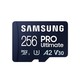  SAMSUNG 三星 PRO Ultimate MicroSD存储卡 256GB（UHS-I、U3，A2，V30）　