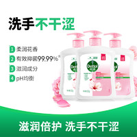 Dettol 滴露 健康杀菌抑菌滋润倍护洗手液500g*3呵护双手