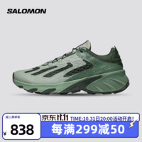 salomon 萨洛蒙 男女款 户外运动舒适稳定透气缓震透气越野跑鞋 SPEEDVERSE PRG 黑森林 472190 6.5 (40)