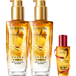 L'OREAL PARIS 巴黎欧莱雅 奇焕润发精油 小金瓶 200ml（买赠 小红瓶80ml）