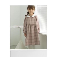 日本直邮pairmanon儿童两种领口设计选择连衣裙 优雅A线剪裁 适合