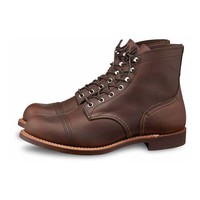 RED WING 红翼 Shoes男靴工装靴防滑耐磨短靴皮靴休闲靴琥珀色 8111 EE 45 EU 棕色