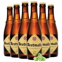 Westmalle 西麦尔 三料 修道士精酿 啤酒 330ml*6瓶  整箱装 比利时进口