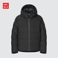 UNIQLO 优衣库 男装无缝羽绒连帽外套(3D CUT)(世界冠军费德勒同款)442147