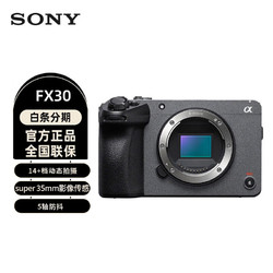 SONY 索尼 ILME-FX30B 紧凑型4K Super 35mm 电影摄像机 单机身 官方标配