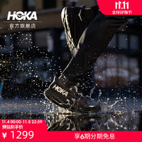 HOKA ONE ONE男女款克利夫顿9防水版路跑鞋Clifton 9 GTX舒适透气 黑色 / 黑色-男 40.5/255mm