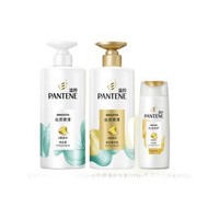 PANTENE 潘婷 丝质顺滑洗护套装（洗发露 500g+精华素 500g+赠 洗发露 80g）