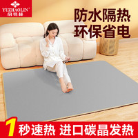 俞兆林石墨烯碳晶地暖垫家用移动电热地毯加热瑜伽垫家用客厅取暖