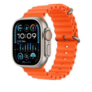 Apple  49 毫米橙色海洋表带  原厂表带  表带  手表表带