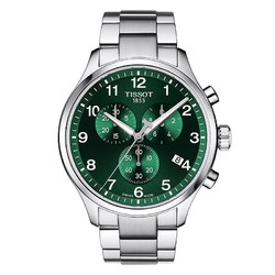 TISSOT 天梭 瑞士手表 速馳系列腕表 鋼帶石英男表T116.617.11.092.00