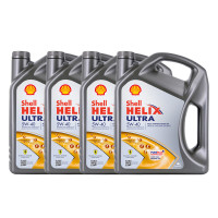 错过等一年、PLUS会员：Shell 壳牌 全合成机油 超凡喜力 5W-40 灰壳A3/B4 SN 4L*4  PLUS 欧洲进口