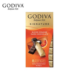 GODIVA 歌帝梵 醇享系列香橙黑巧克力制品90g 休闲零食 进口巧克力