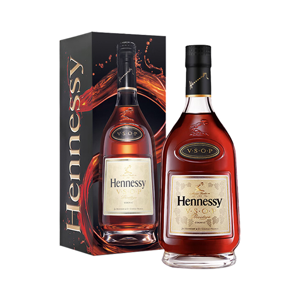 Hennessy 轩尼诗 口感绵柔不上头轩尼诗VSOP干邑白兰地700ml法国原装进口