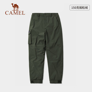 CAMEL 骆驼 户外宽松软壳裤户外防风防寒工装直筒运动长裤 A13CA4a9062