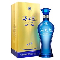 YANGHE 洋河 海之蓝 蓝色经典 52%vol 浓香型白酒 375ml 单瓶装