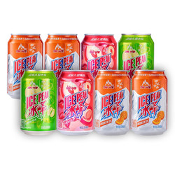 冰峰 橙味汽水碳酸饮料各种口味8罐组合组合装 橙味4罐+白桃2罐+苹果2罐