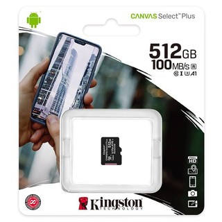 Kingston 金士顿 512GB TF（MicroSD） 存储卡 U3 A1 V30 手机内存卡 读速100MB/s 写速85MB/s